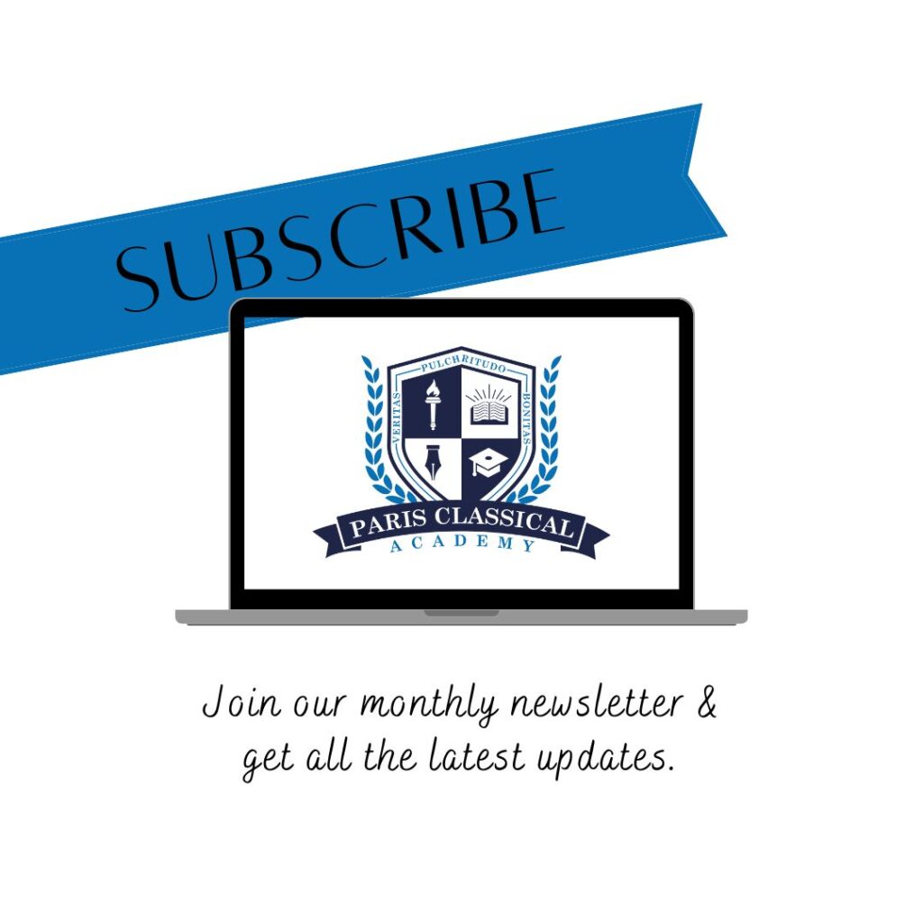Sign Up for the Paris Classical Academy Newsletter